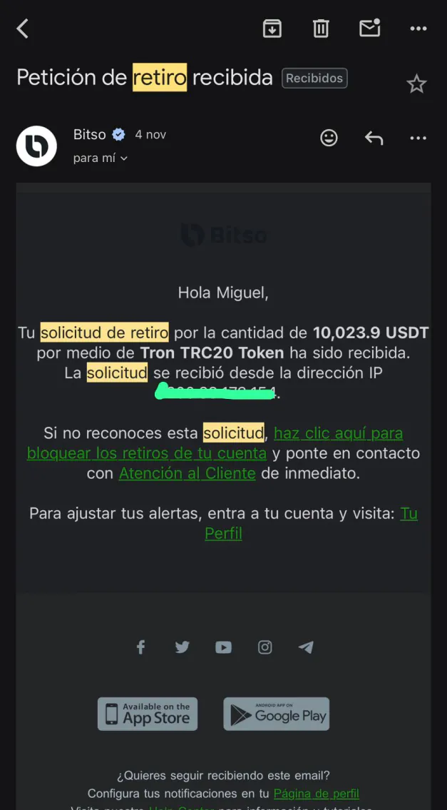 Comprobante de transferencia