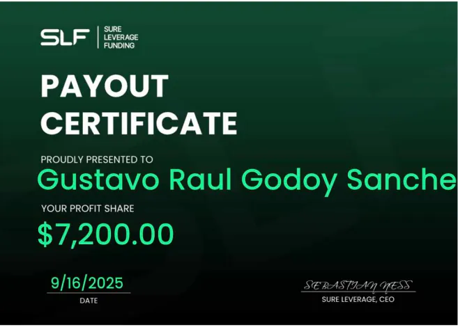 Payout certificate de Gustavo Godoy